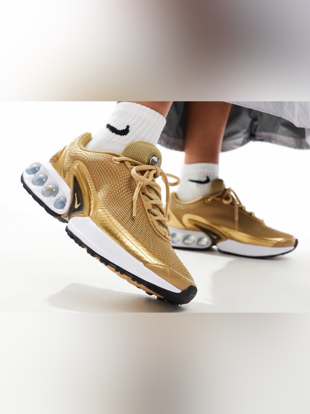 Nike Metallic Gold Running Sneakers